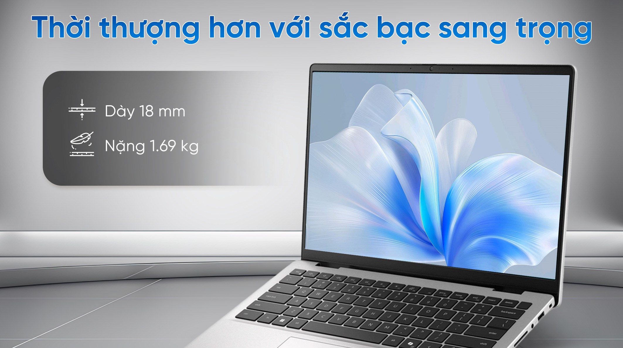 Laptop Dell 14 DC14250 - DC4C5386W (Core 5 120U, 16GB, 512GB, Full HD+, Office H24+365, Win11)