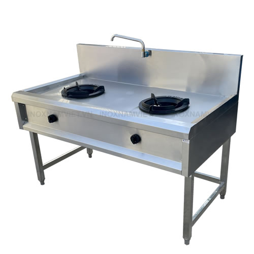 Bếp á công nghiệp 2 họng 1400×750 mm