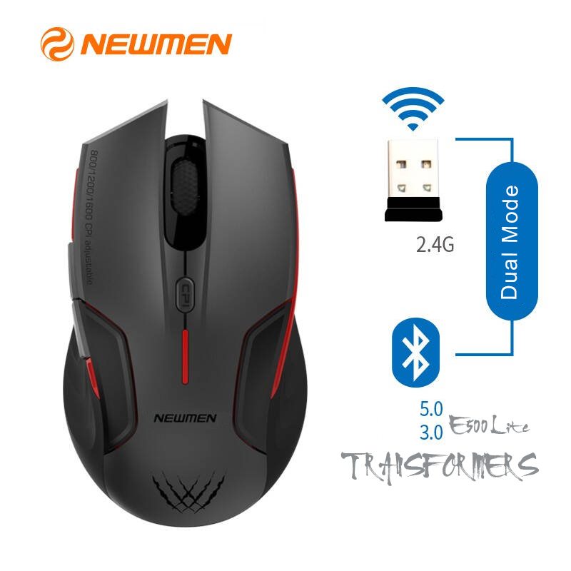 Chuột Newmen D500 Wireless 2.4GHz – Thiết kế công thái học, pin lâu, dùng mượt