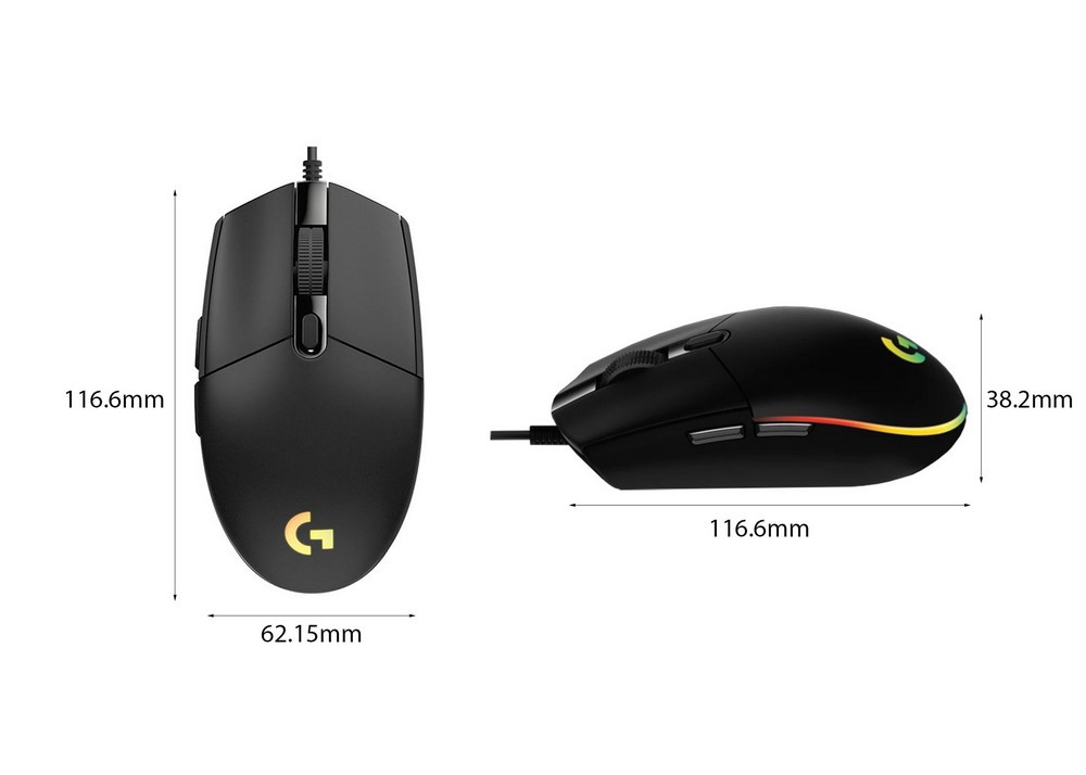 Chuột Gaming Logitech G102 USB – Có Dây, LED RGB, DPI Tùy Chỉnh