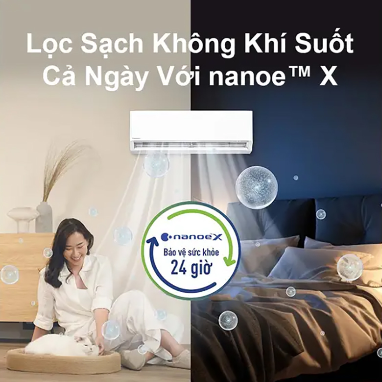 Điều hòa Panasonic 1 chiều Inverter 9.550 BTU CU/CS-XU9BKH-8