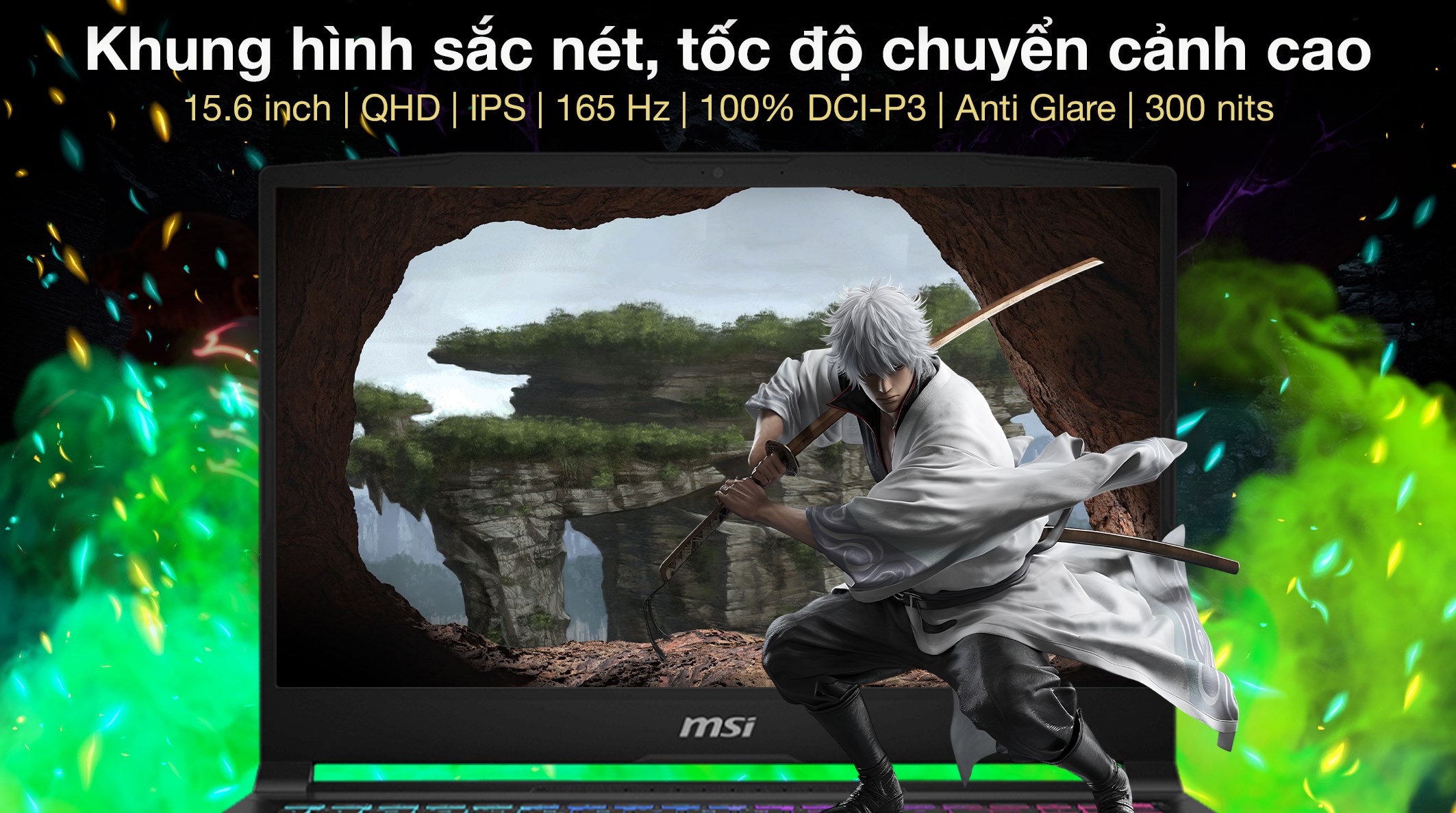MSI Katana 15 HX B14WEK – i9-14900HX | RTX 5050 | 16GB | 512GB | 15.6″ QHD 165Hz