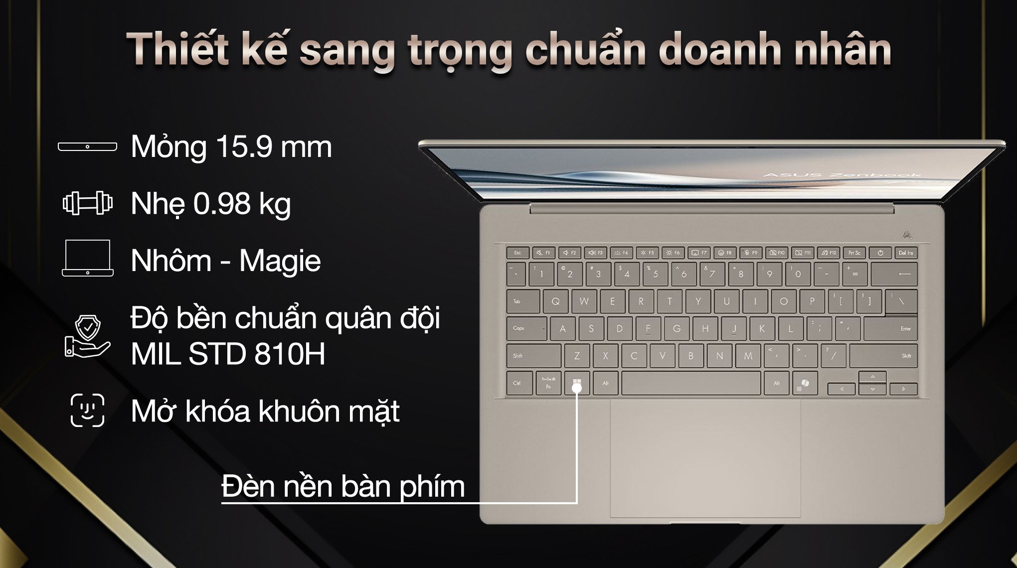 ASUS Zenbook A14 UX3407QA – Snapdragon X1 | 16GB | 512GB | 14″ OLED WUXGA