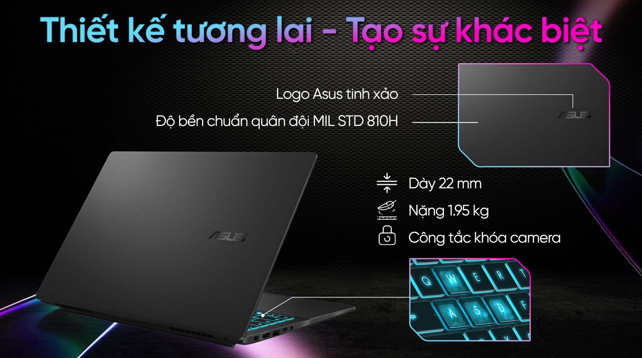 ASUS Gaming V16 V3607VM – Core 7-240H | RTX 5060 | 16GB | 1TB | 16″ 144Hz