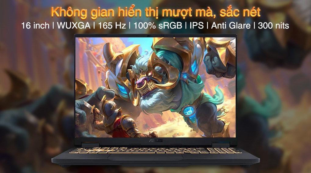 ASUS TUF Gaming F16 FX608JH – i5-13450HX | RTX 5050 | 16GB | 1TB | 16″ 165Hz