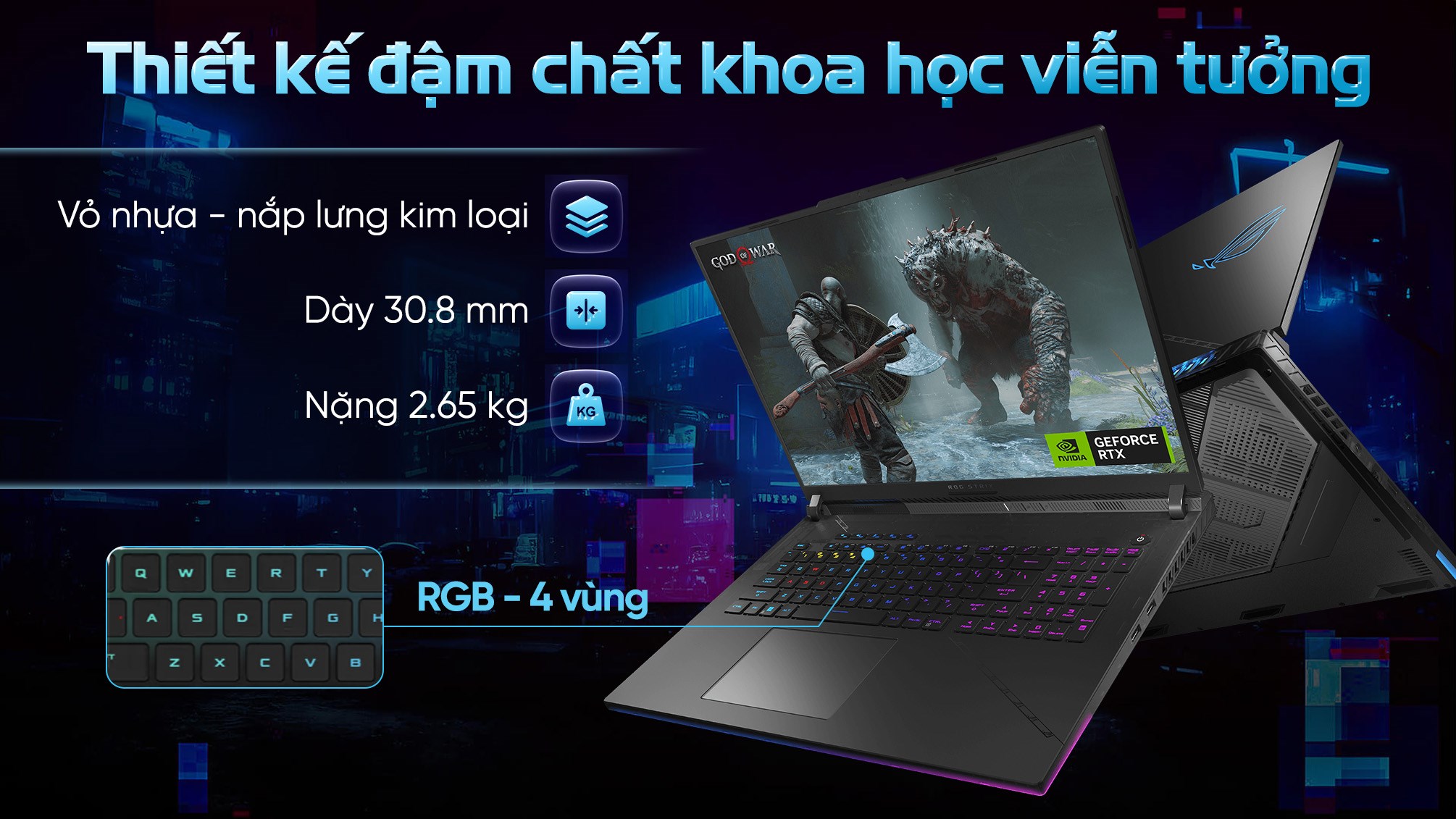 ASUS ROG Strix G16 G615JMR – i7-14650HX | RTX 5060 | 32GB | 1TB | 16″ 240Hz
