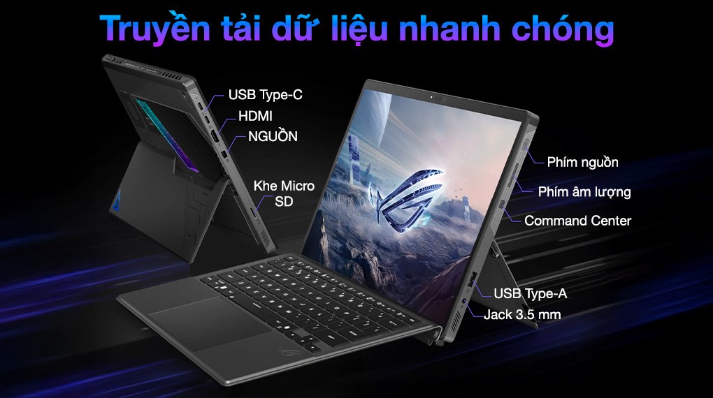 ASUS ROG Flow Z13 GZ302EA – Ryzen AI MAX+ 395 | 128GB | 1TB | 13.4″ WQXGA 180Hz Touch