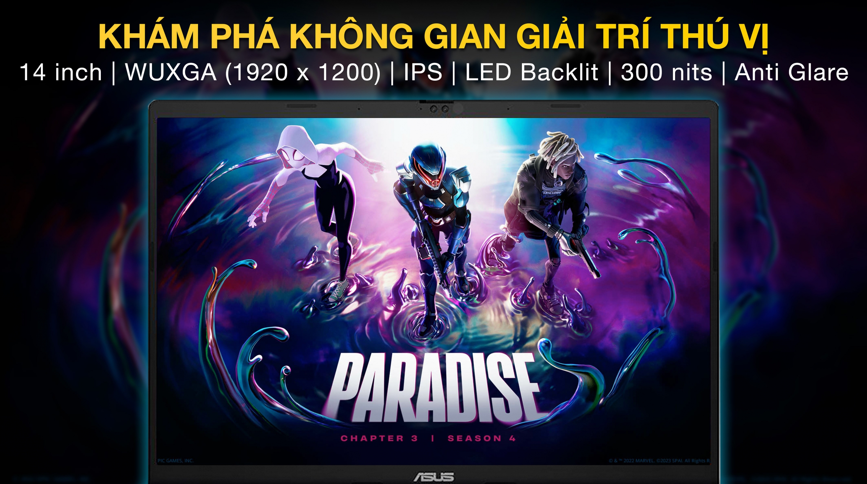 ASUS Vivobook S14 S3407 Core 5-210H RAM 16GB SSD 512GB 14