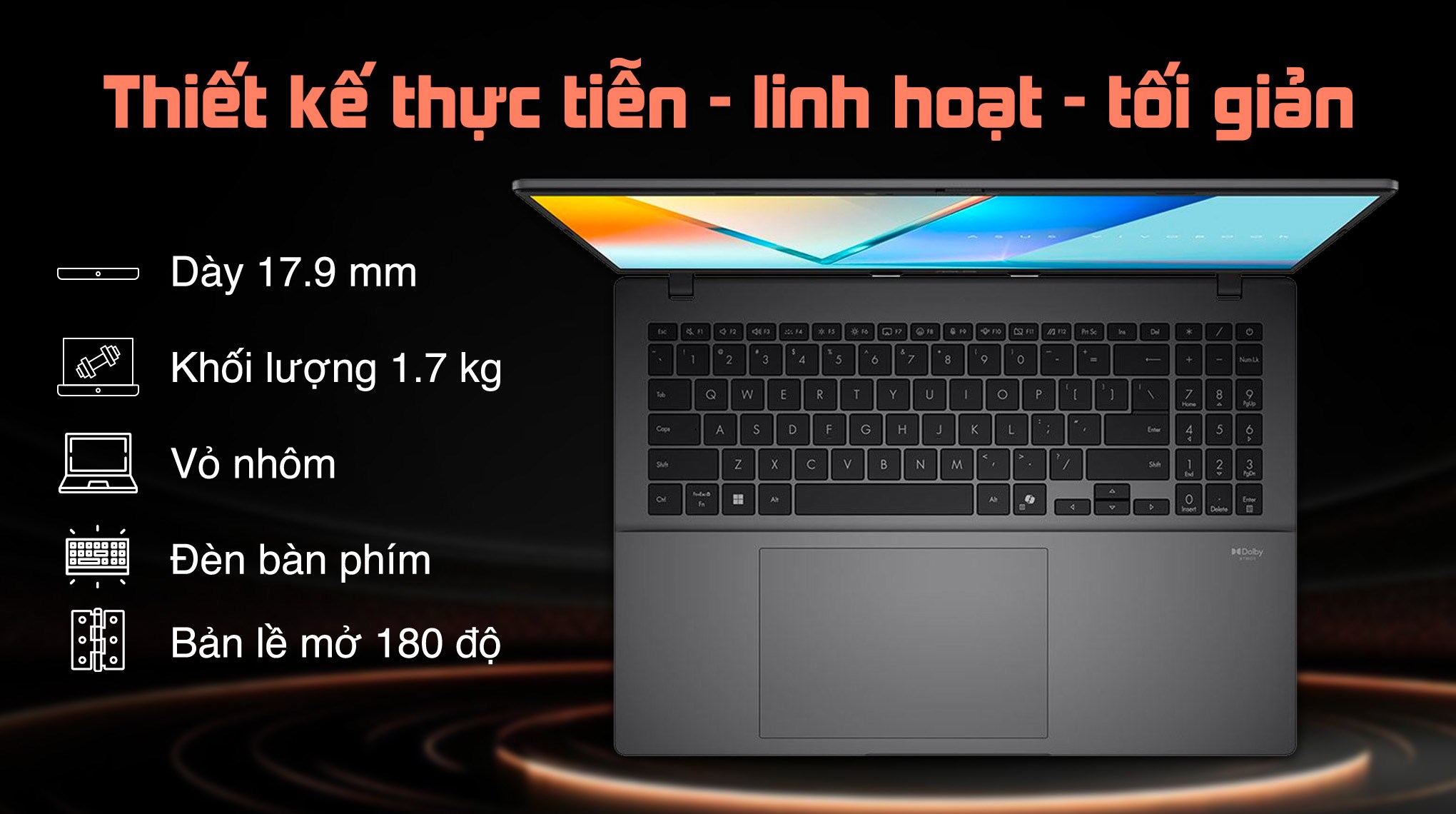 ASUS Vivobook 16 S3607 Ultra 5-225H RAM 16GB SSD 512GB 16