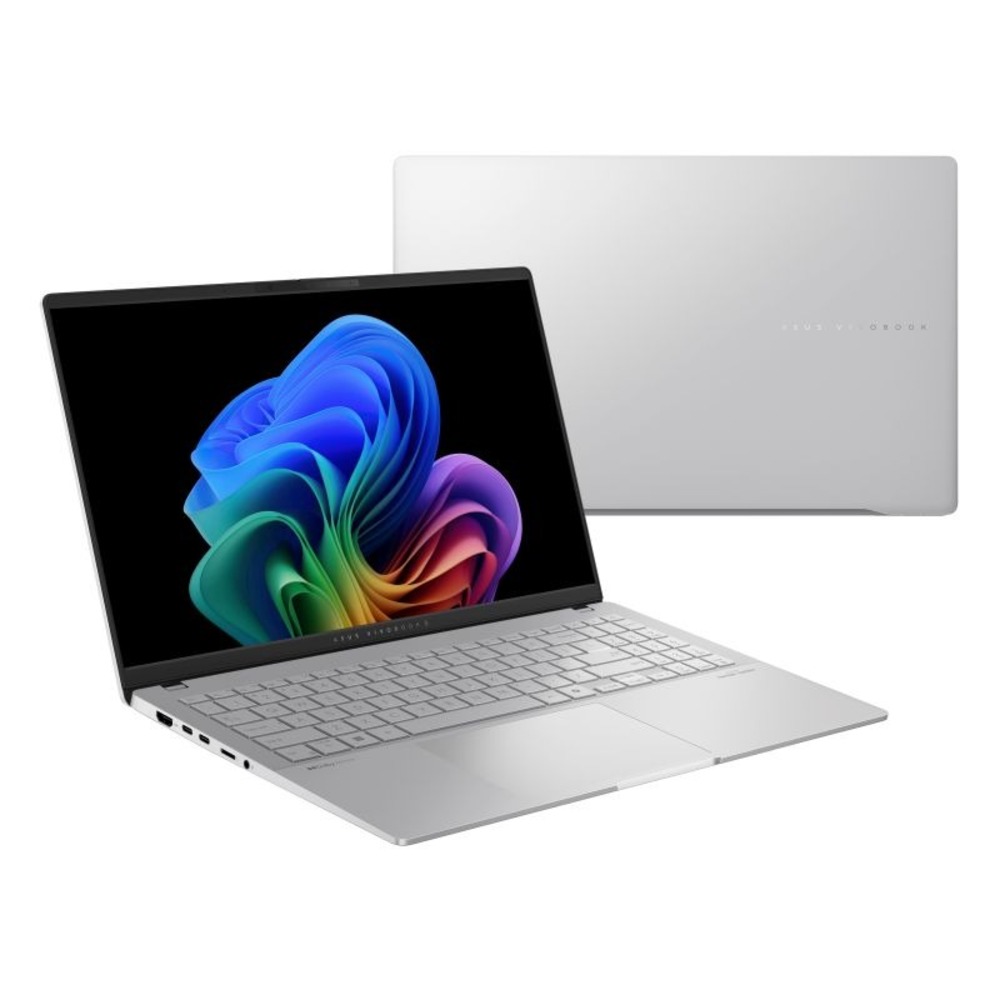 Laptop Asus Vivobook S 15 OLED S5507QA-MA090WS (Snapdragon X1E/ 32GB/ 1TB SSD/ 15.6inch 3K/ 120Hz/ Win 11/ Office/ Silver/ Vỏ nhôm)