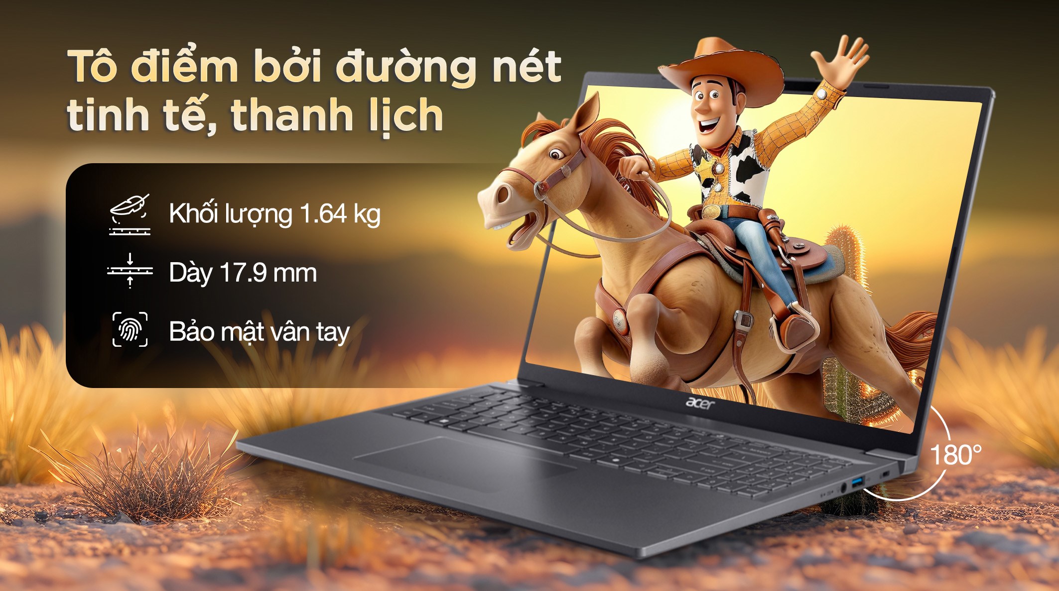 Acer Aspire AI A16-71M – AI PC | 16″ | Mỏng nhẹ | Win 11