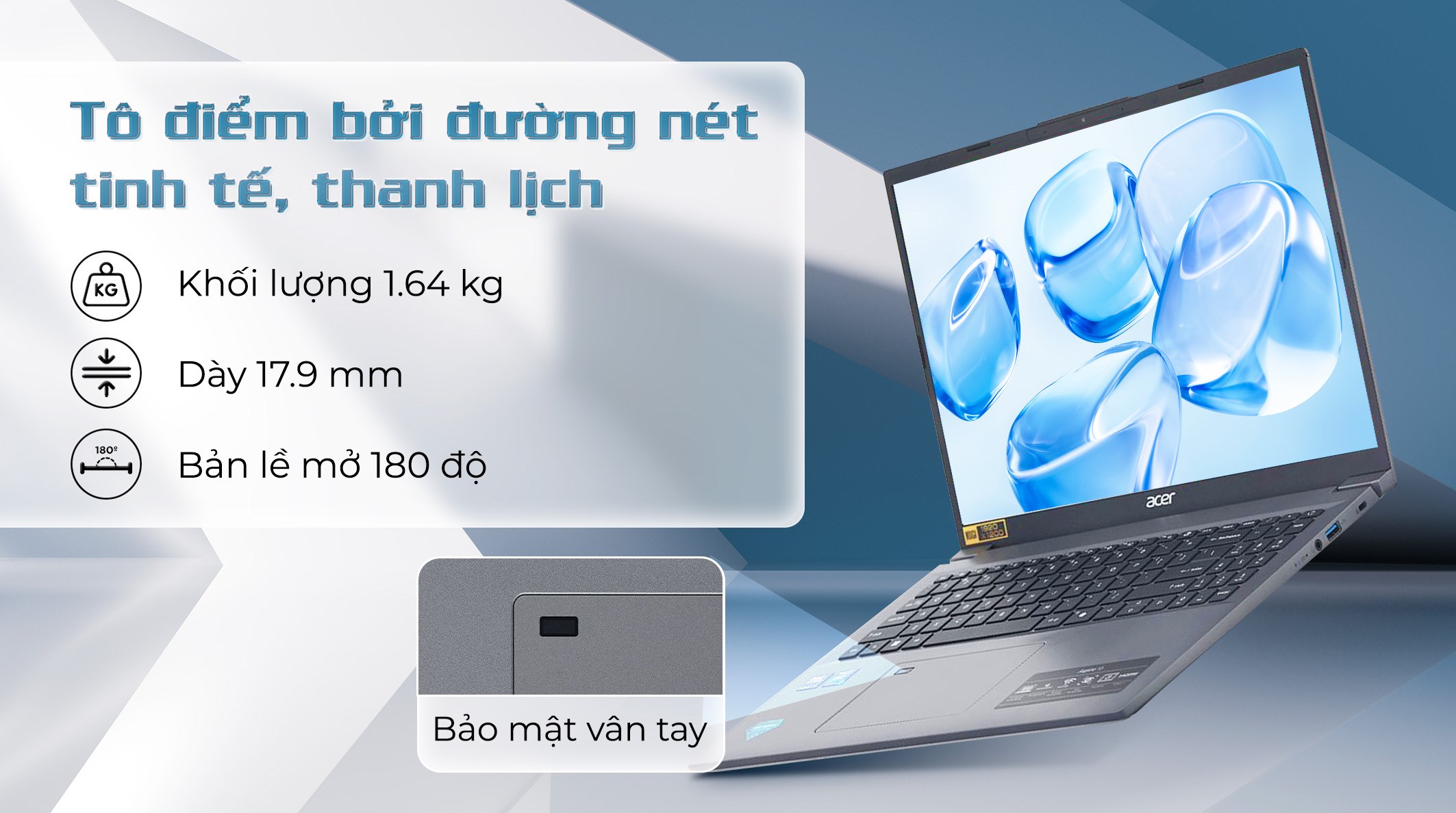Acer Aspire AI A16-71M – AI PC | 16″ | Hiệu năng cao | Win 11