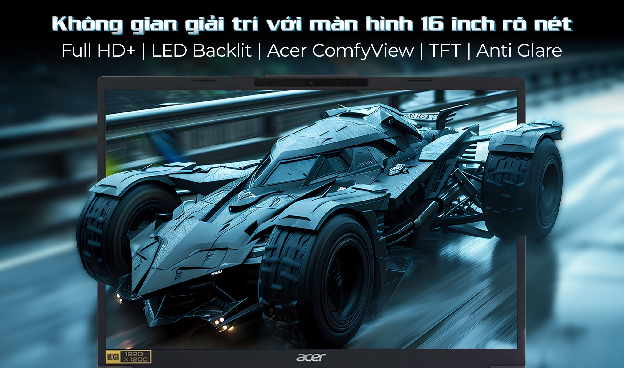 Acer Aspire AI A16-71M – AI PC | 16″ | Hiệu năng cao | Win 11