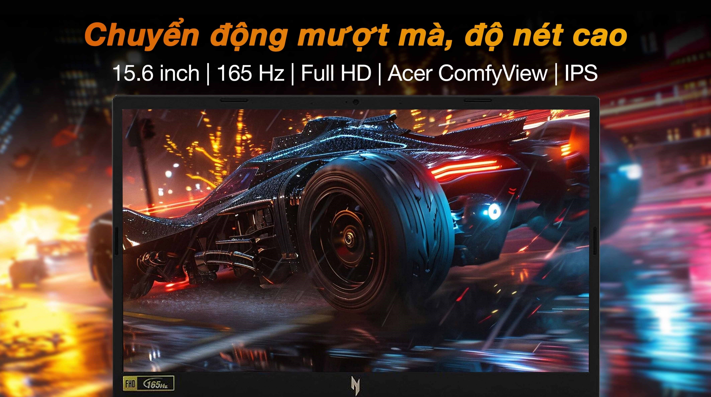 Acer Nitro V 15 ANV15-41 – Ryzen | RTX | 15.6″ FHD 144Hz | Win 11