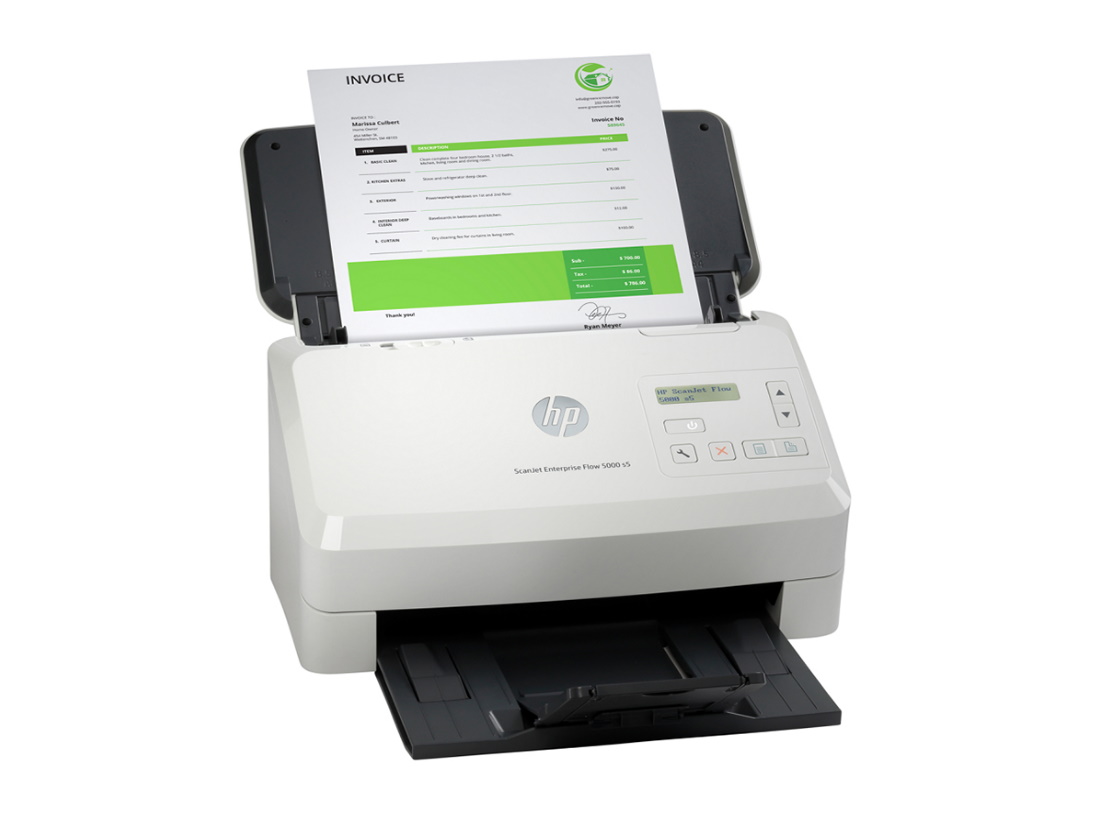 Máy Scan HP ScanJet Enterprise Flow 5000 s5 (6FW09A) (A4/A5/ Đảo mặt/ ADF/ USB)