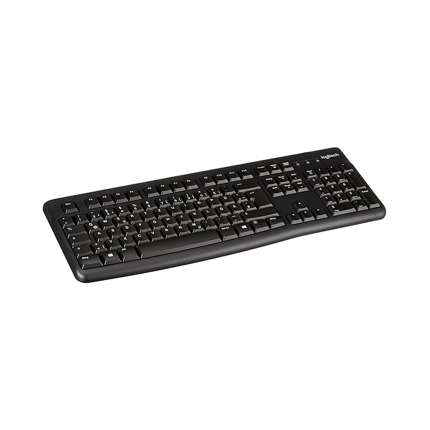 Bàn phím Logitech K120 USB – Full size, bền bỉ, chống nước nhẹ