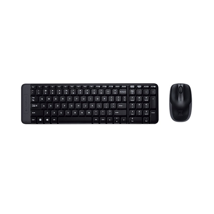 Bộ phím chuột Logitech MK220 Wireless – Nhỏ gọn, pin lâu, chính hãng