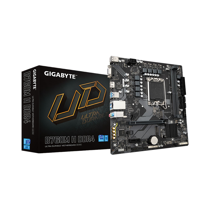 Mainboard Gigabyte B760M‑H DDR4 Socket LGA1700 Chính Hãng – mATX