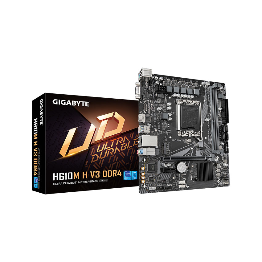 Mainboard Gigabyte H610M H V3 DDR4 Socket LGA1700 Chính Hãng – mATX