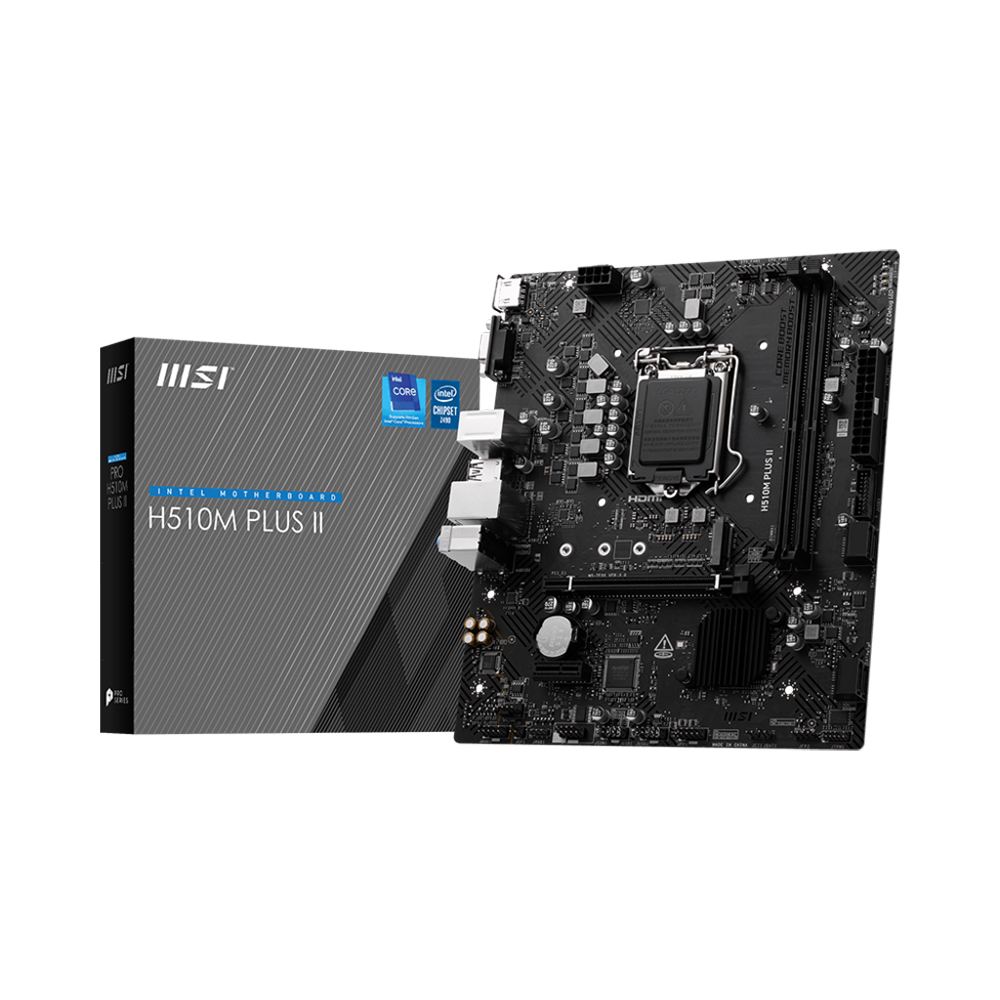 Mainboard MSI H510M PLUS II Socket LGA1200 Chính Hãng – mATX