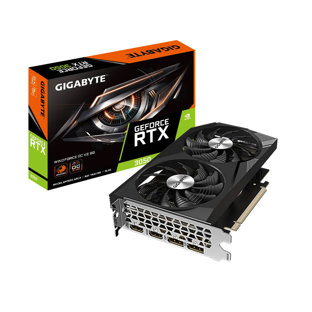 VGA Gigabyte 8GB GV‑N3050WF2OC V2‑8GD – RTX 3050 Gaming