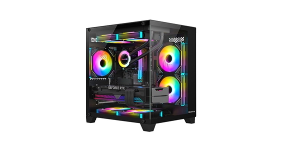 Case Bể cá HUNTKEY S900 (Chưa Fan LED) – Vỏ PC độc đáo, dễ lắp ráp