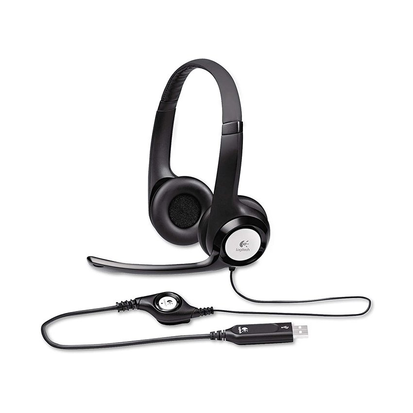 Tai nghe Logitech H390 USB Stereo Headset Chính Hãng (Mic chống ồn)