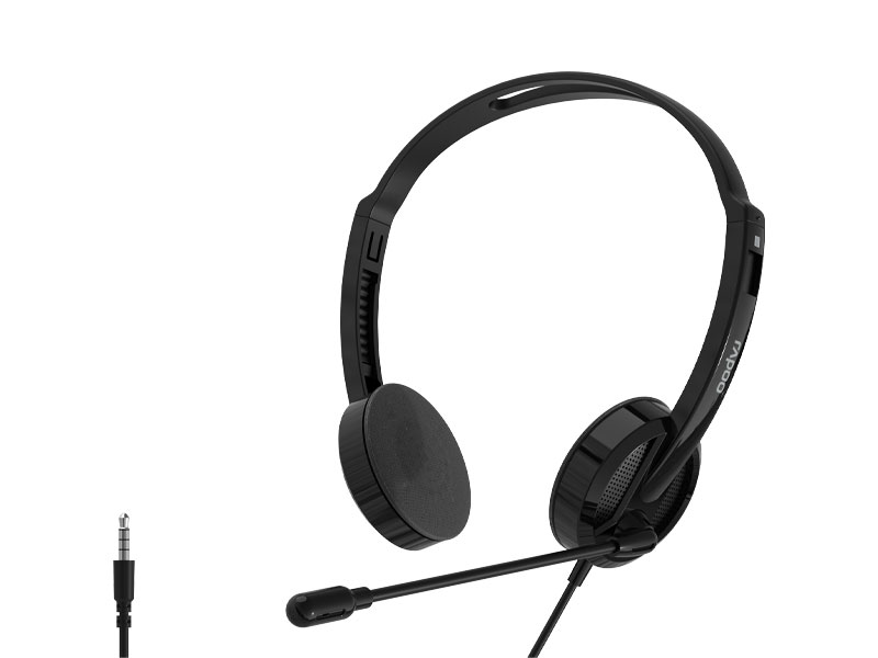 Tai nghe Rapoo H101 Stereo Headset 3.5mm Chính Hãng (Có Mic)
