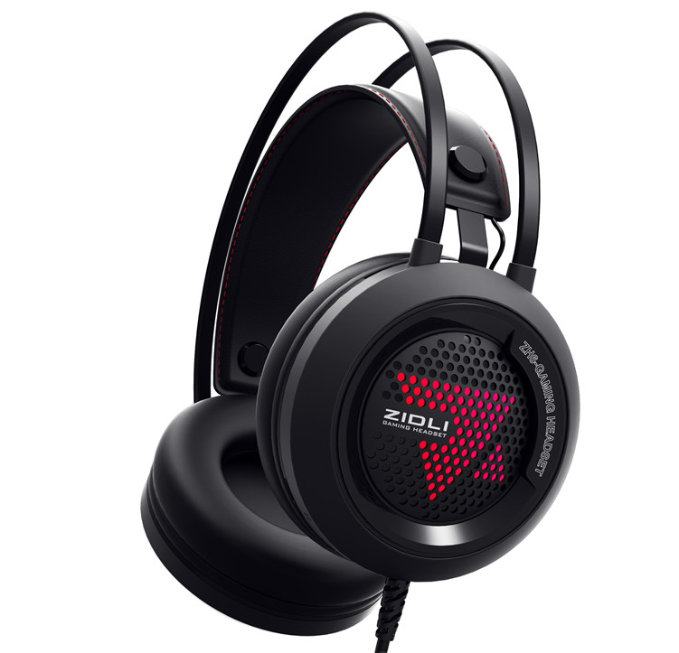 Tai nghe Zidli ZH6 7.1 USB LED RGB (Vỏ đỏ – Bản Tray)