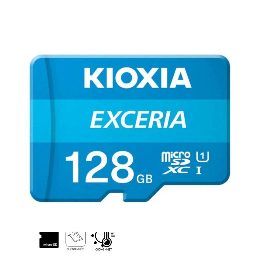 Thẻ Nhớ MicroSD KIOXIA 128GB Class10 Exceria U1 Chính Hãng – Dung Lượng Lớn, Ổn Định