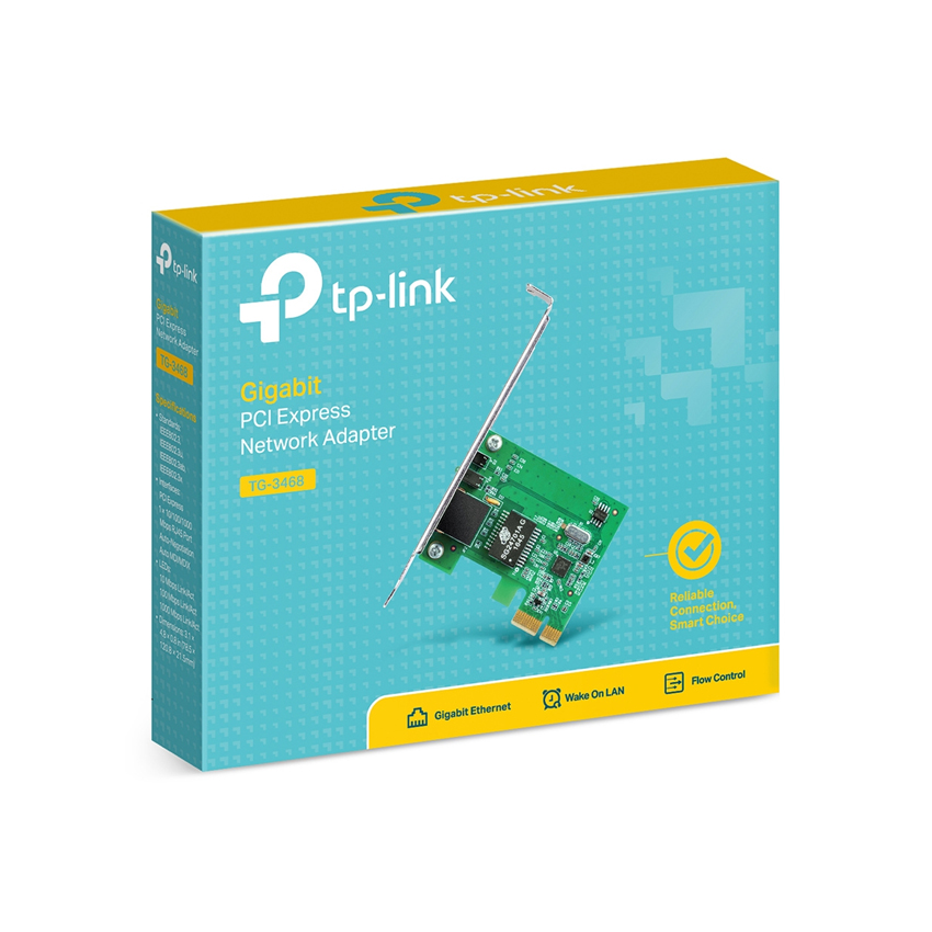 Card mạng có dây PCI Express TP-Link TG-3468 tốc độ 10/100/1000Mbps