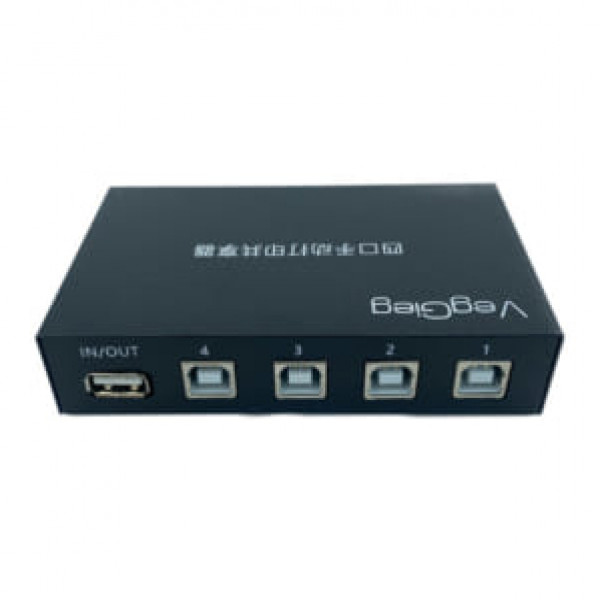 Bộ Chia Máy In 1 Ra 4 VG V-F402 – Chia Sẻ Máy In Cho 4 Máy Tính