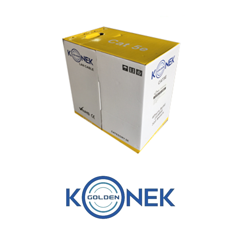 Cáp Mạng Golden Konek FTP Cat5e 305m Màu Trắng Chính Hãng