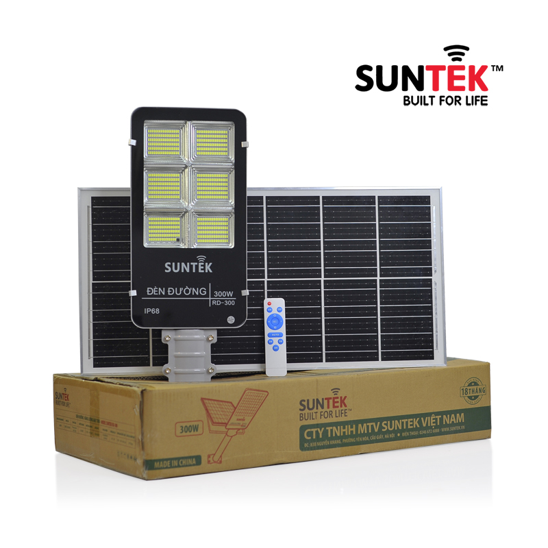Đèn đường năng lượng mặt trời SUNTEK RD-300