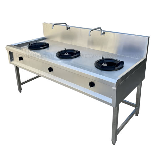 Bếp á công nghiệp 3 họng 1800×750 mm