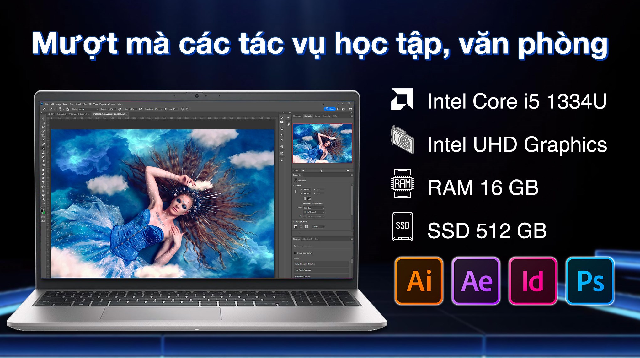Laptop Dell 15 DC15250 CPH99 (Intel Core i5-1334U | 16GB | 512GB | 15.6 inch FHD 120Hz | Win 11 | Office | Bạc)